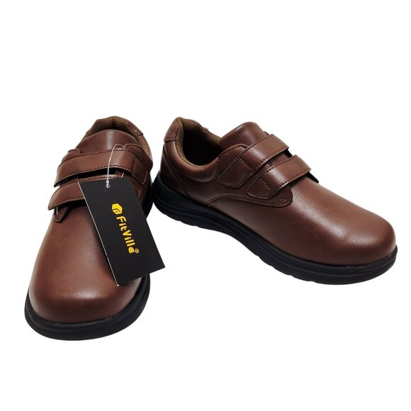 FitVille BriskWalk Elite V3 Womens Chestnut Sneakers - Size 10.5EW - Comfortable - Picture 3 of 15